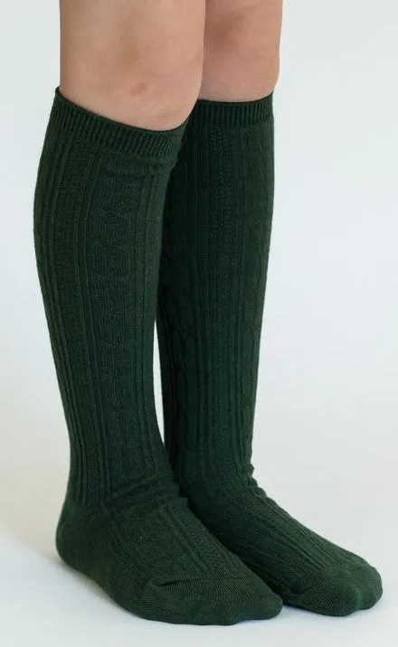 Little Stocking Co Knee High Socks - Forest Green