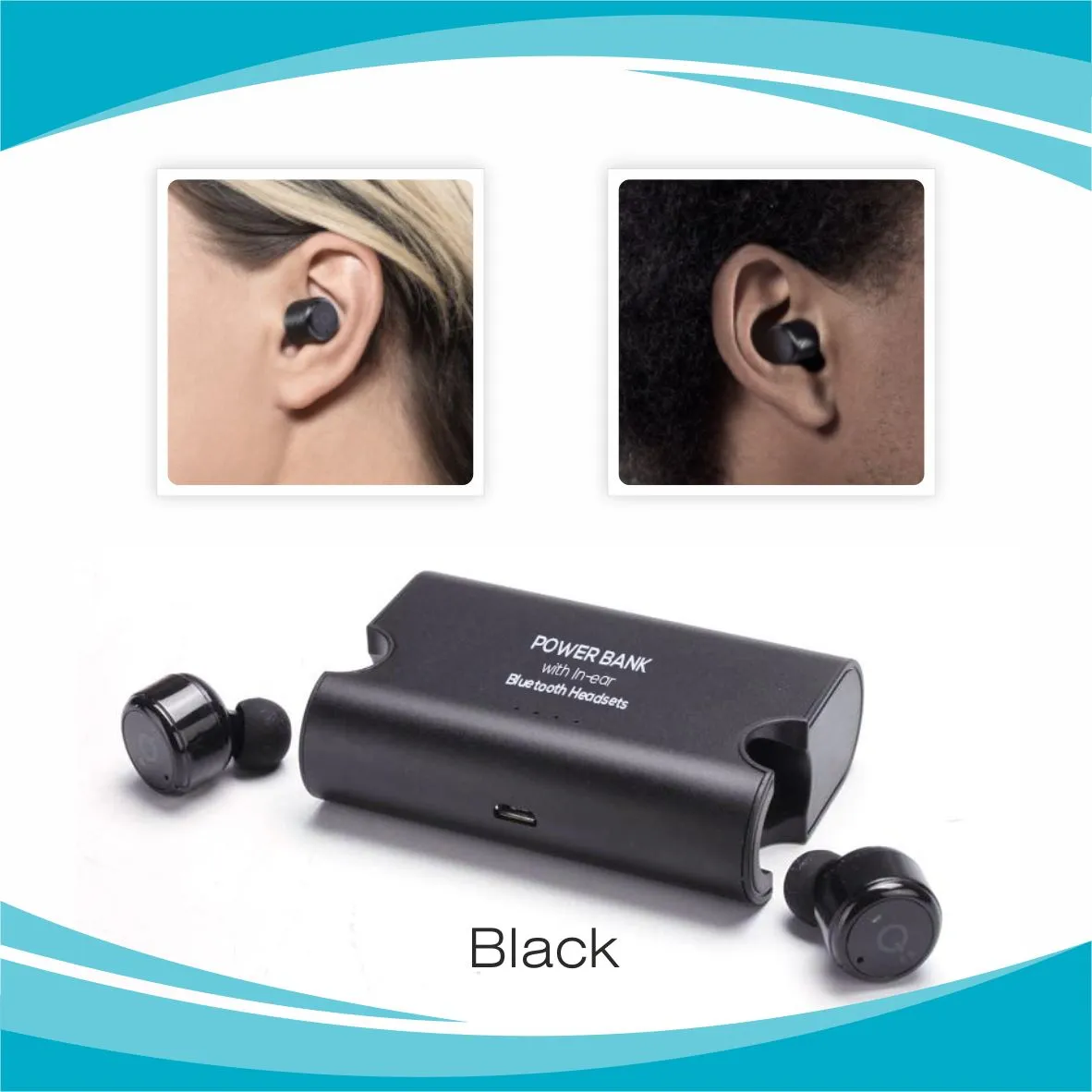 Mini Invisible Wireless Bluetooth 10.0 Stereo In-Ear Headset