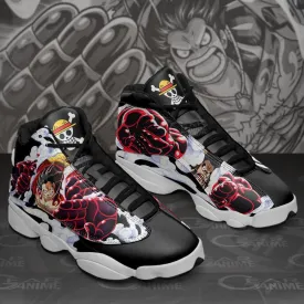 Monkey D Luffy Gear 4 Sneakers Custom Anime OP Shoes