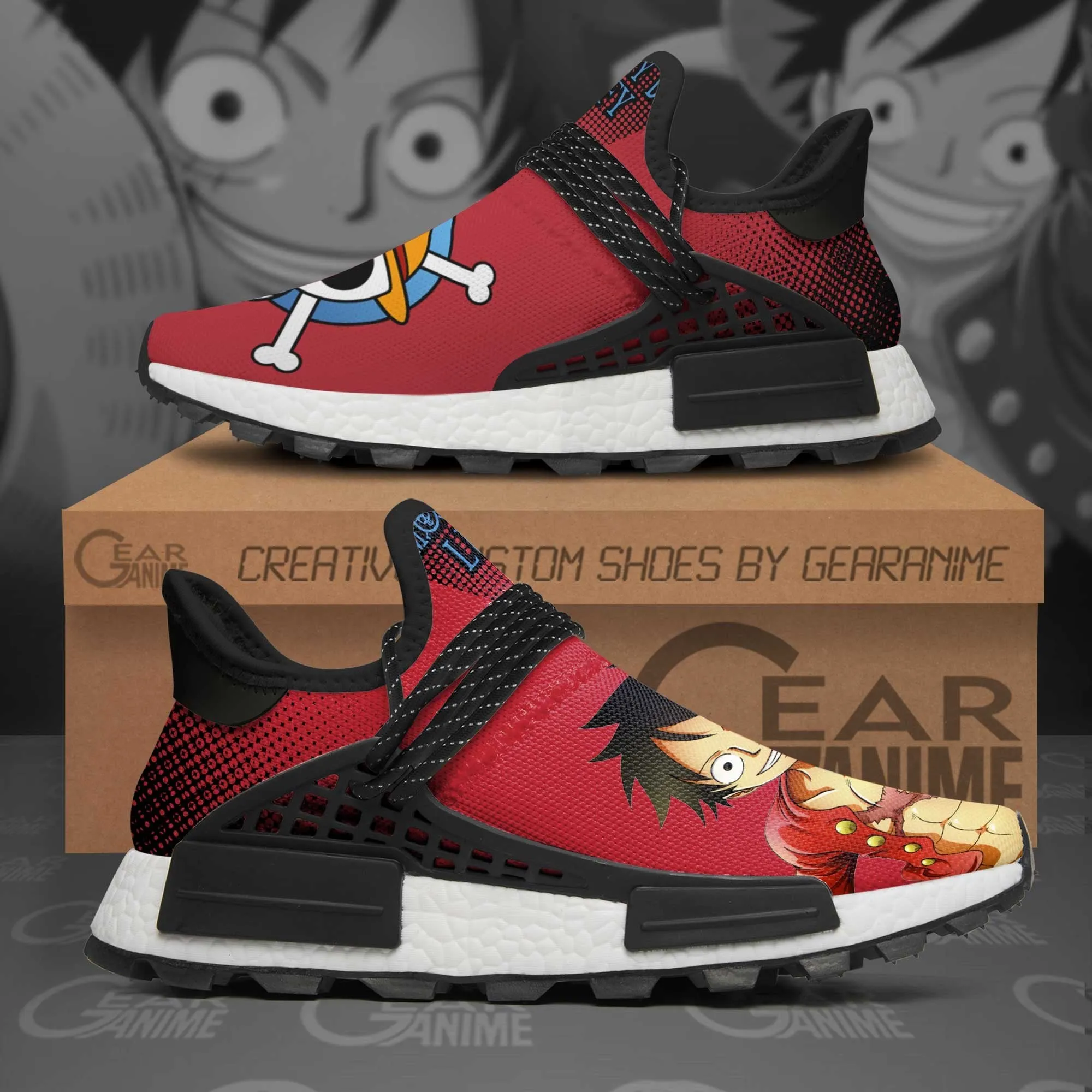 Monkey D Luffy Shoes OP Custom Anime Shoes TT11