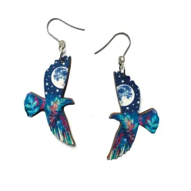 Moon Hawk Earrings