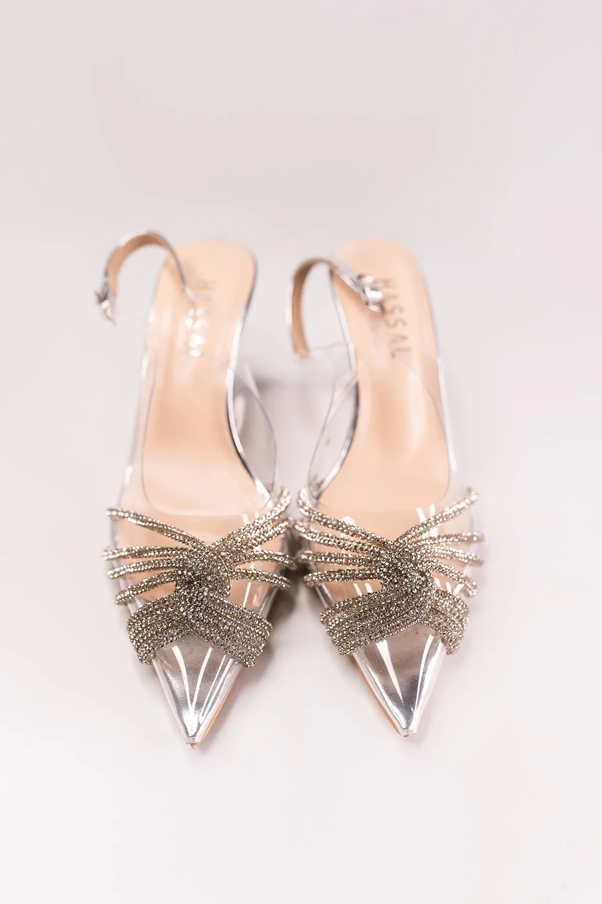 Neslihan Silver Small Heels