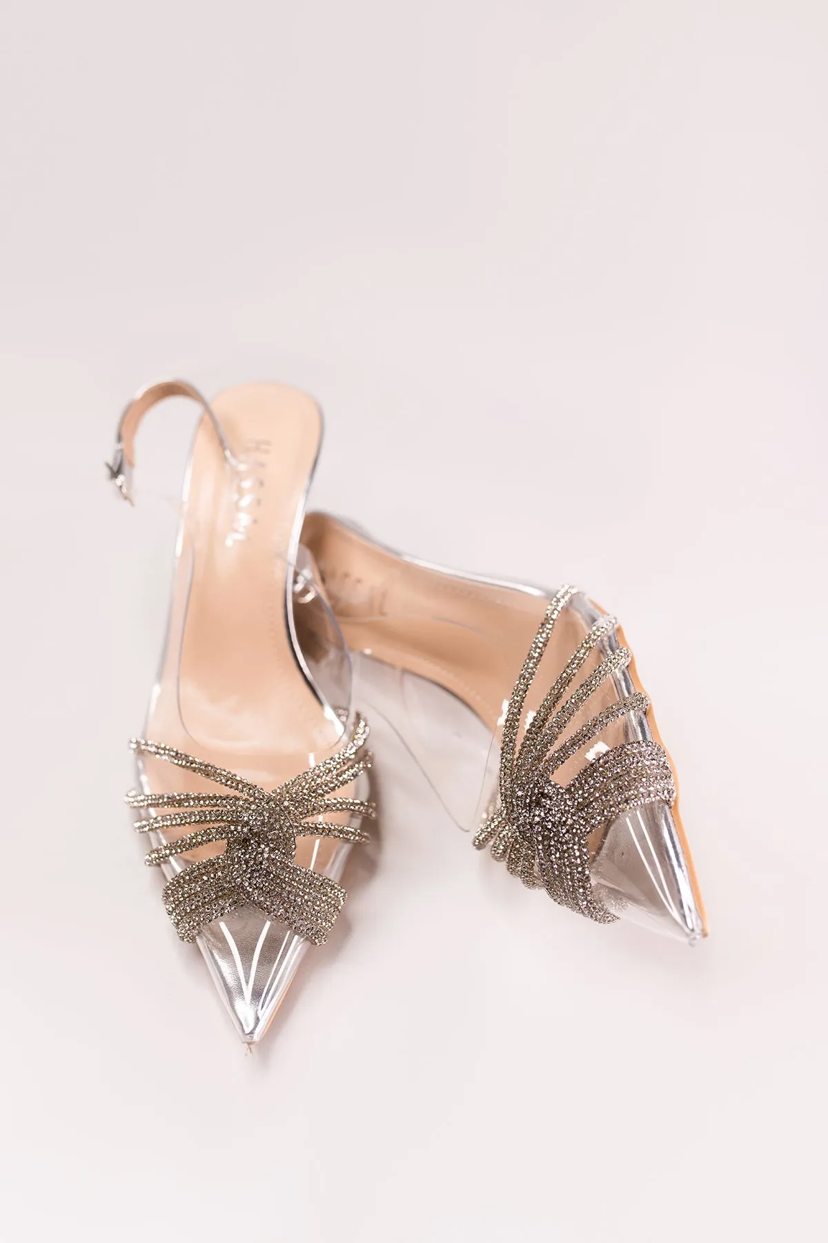 Neslihan Silver Small Heels