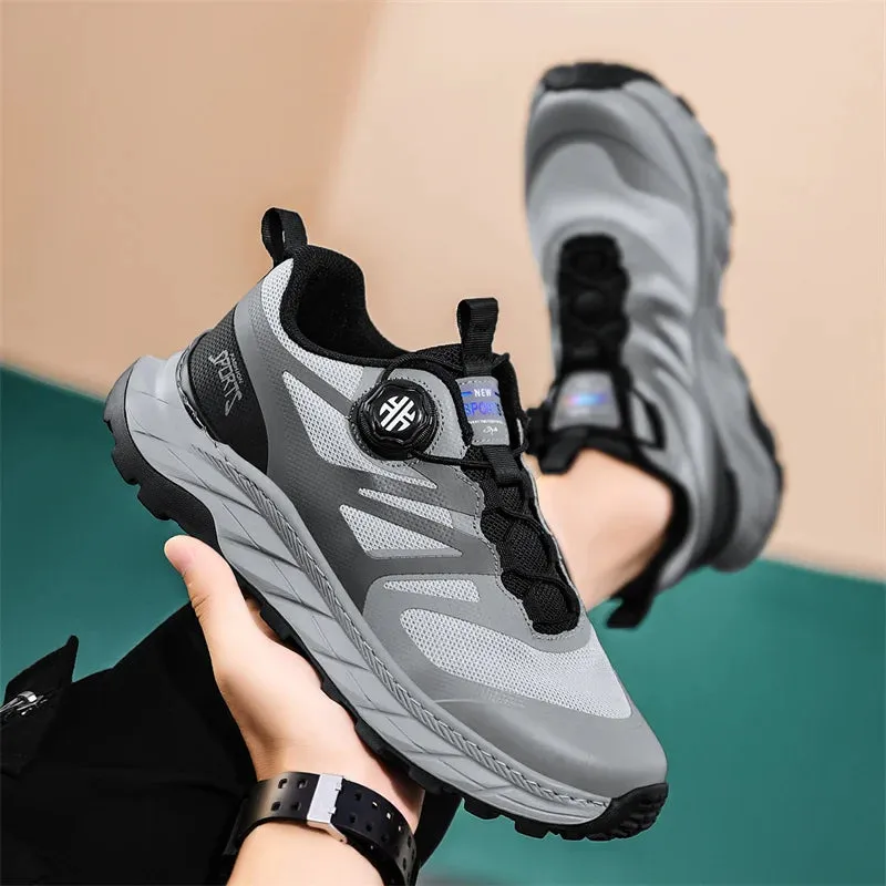 New Men’s Breathable Chunky Sneakers - Sporty Running & Walking Shoes, Trendy Street Style for Basketball