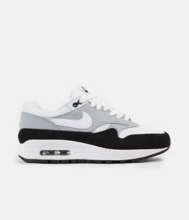 Nike Air Max 1 Shoes - Wolf Grey / White - Black