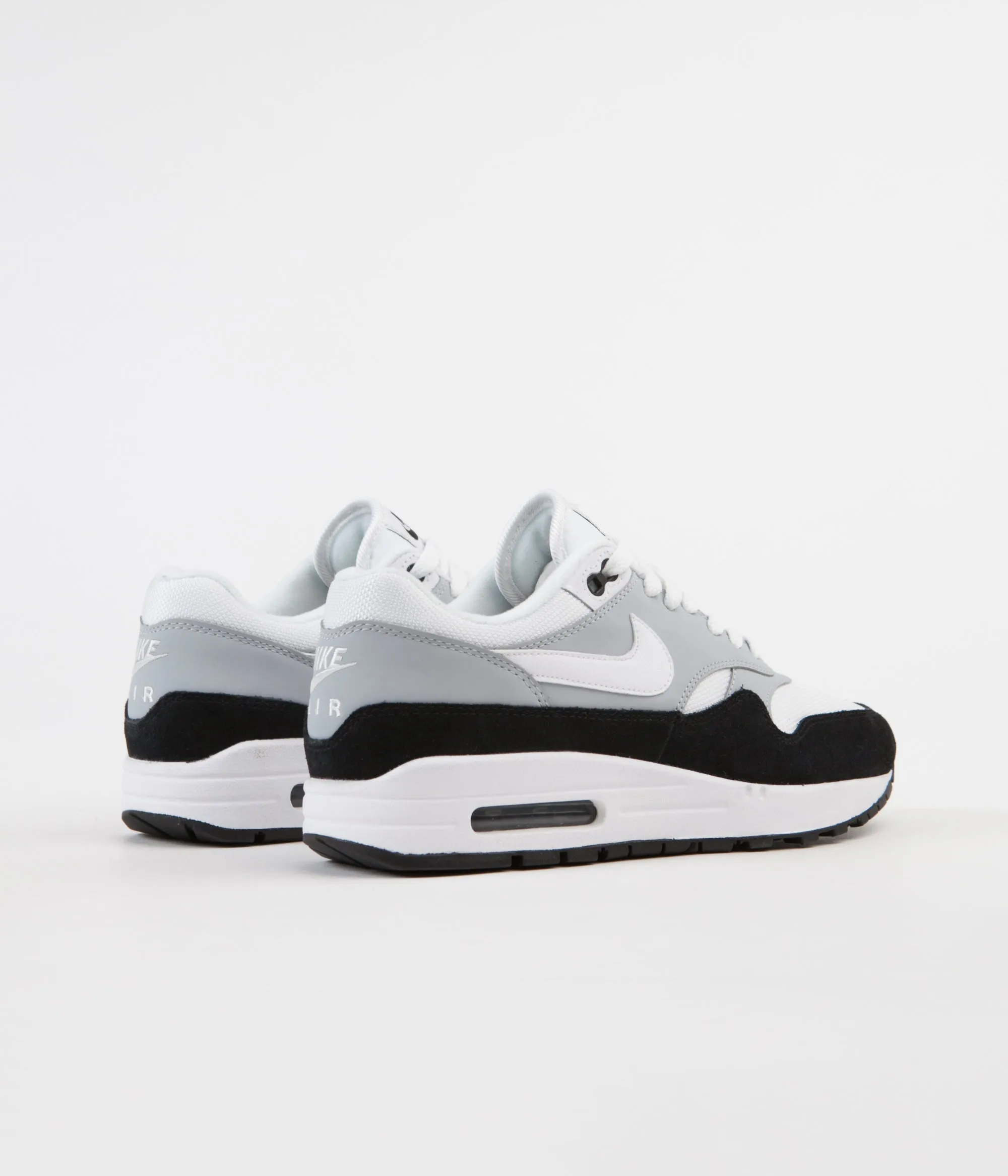 Nike Air Max 1 Shoes - Wolf Grey / White - Black