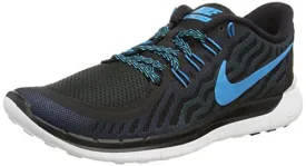 Nike Men's Free 5.0 Black/Blue Lagoon/Dk Elctrc Bl Running Shoe 11.5 Men US