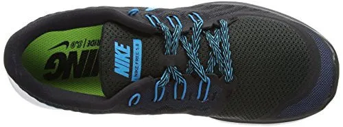 Nike Men's Free 5.0 Black/Blue Lagoon/Dk Elctrc Bl Running Shoe 11.5 Men US