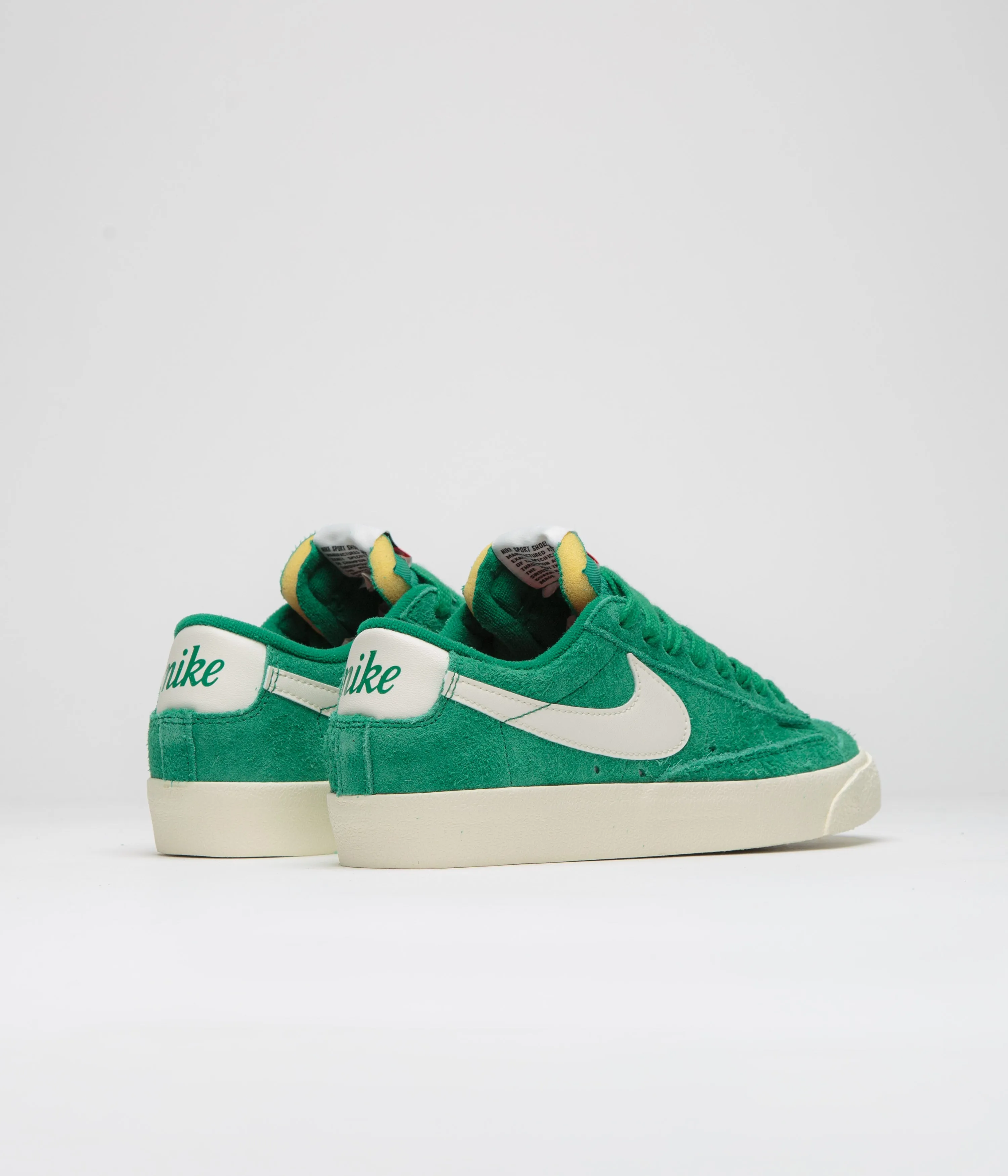 Nike Womens Blazer Low '77 Vintage Shoes - Malachite / Pale Ivory - Coconut Milk