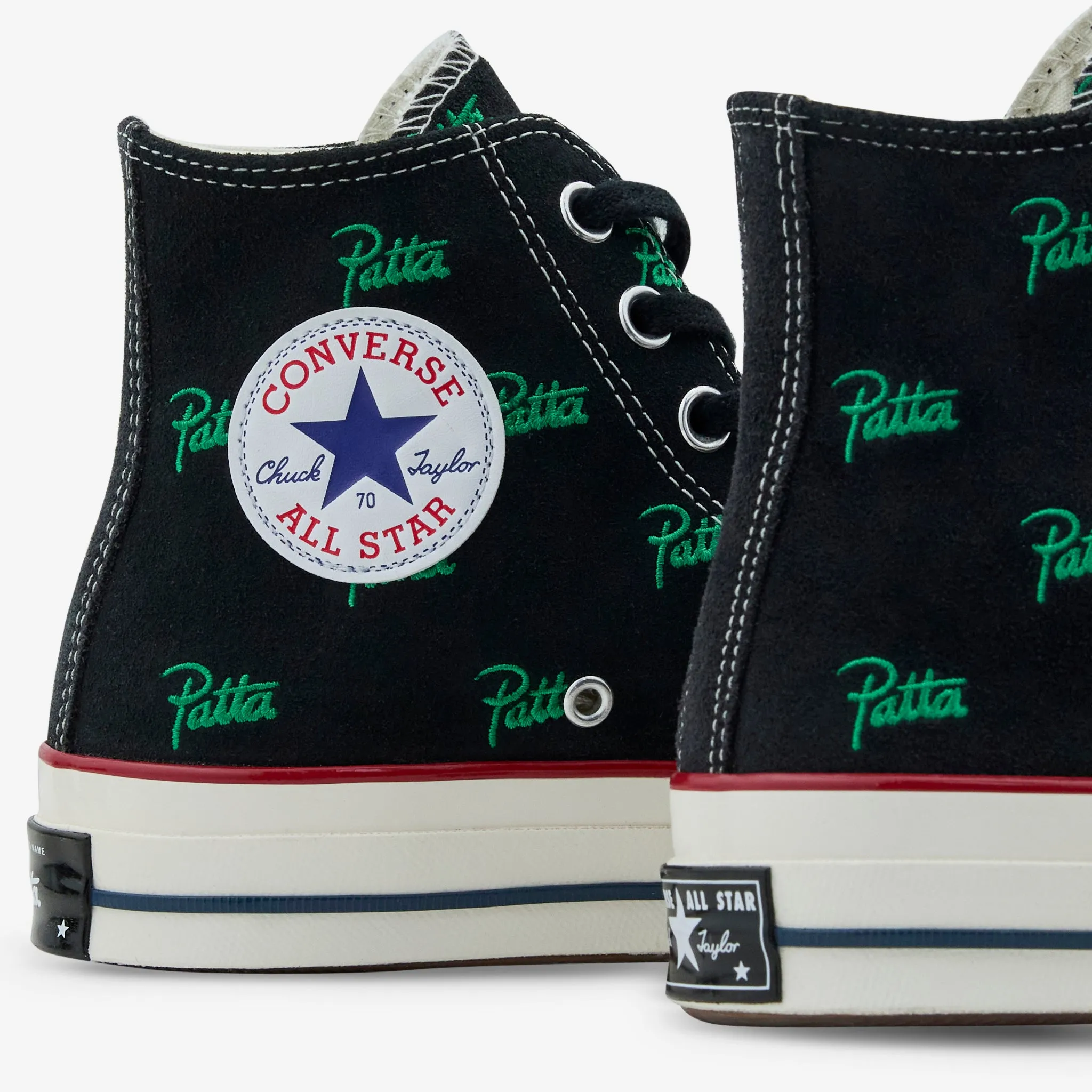 Patta x Chuck '70 Hi Black | Jolly Green