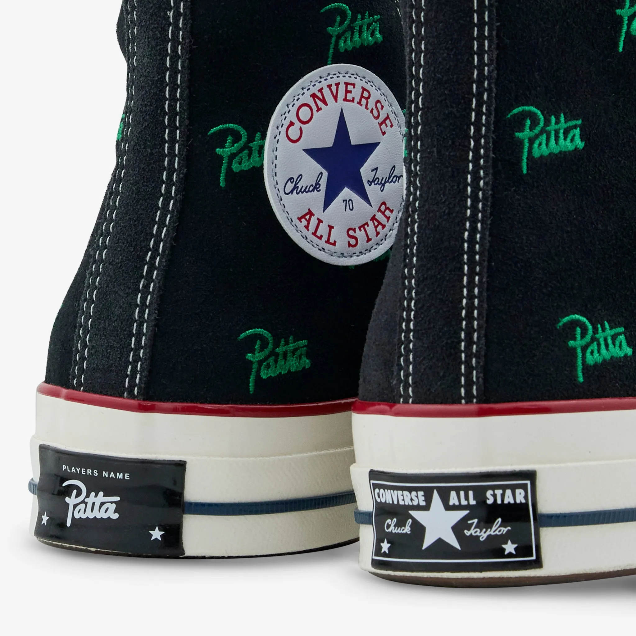 Patta x Chuck '70 Hi Black | Jolly Green