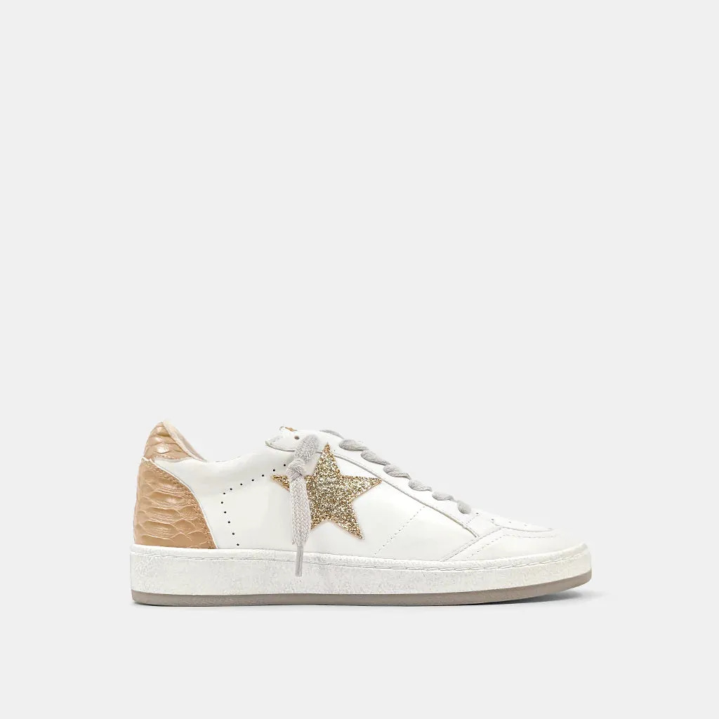 Paz Sneaker Gold Snake