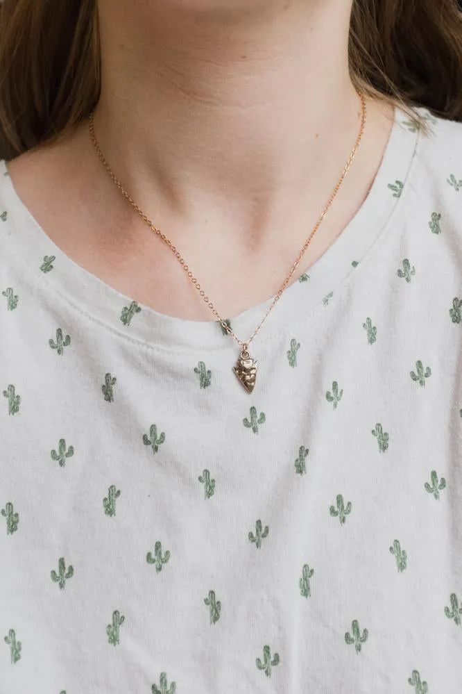 Petite Arrowhead Necklace