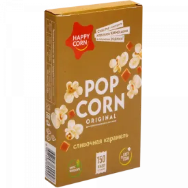 Popcorn "Happy Сorn" creamy caramel, 100g