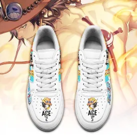 Portgas Ace Air Sneakers Custom Anime OP Shoes