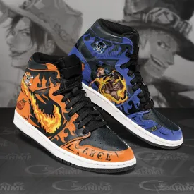 Sabo and Portgas Ace Sneakers Custom Anime OP Shoes