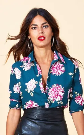 San Diego Shirt In Dahlia Print