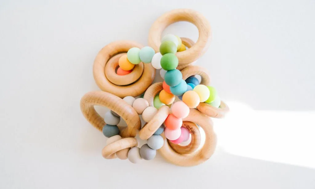 Saturn Ring Wooden Baby Teether