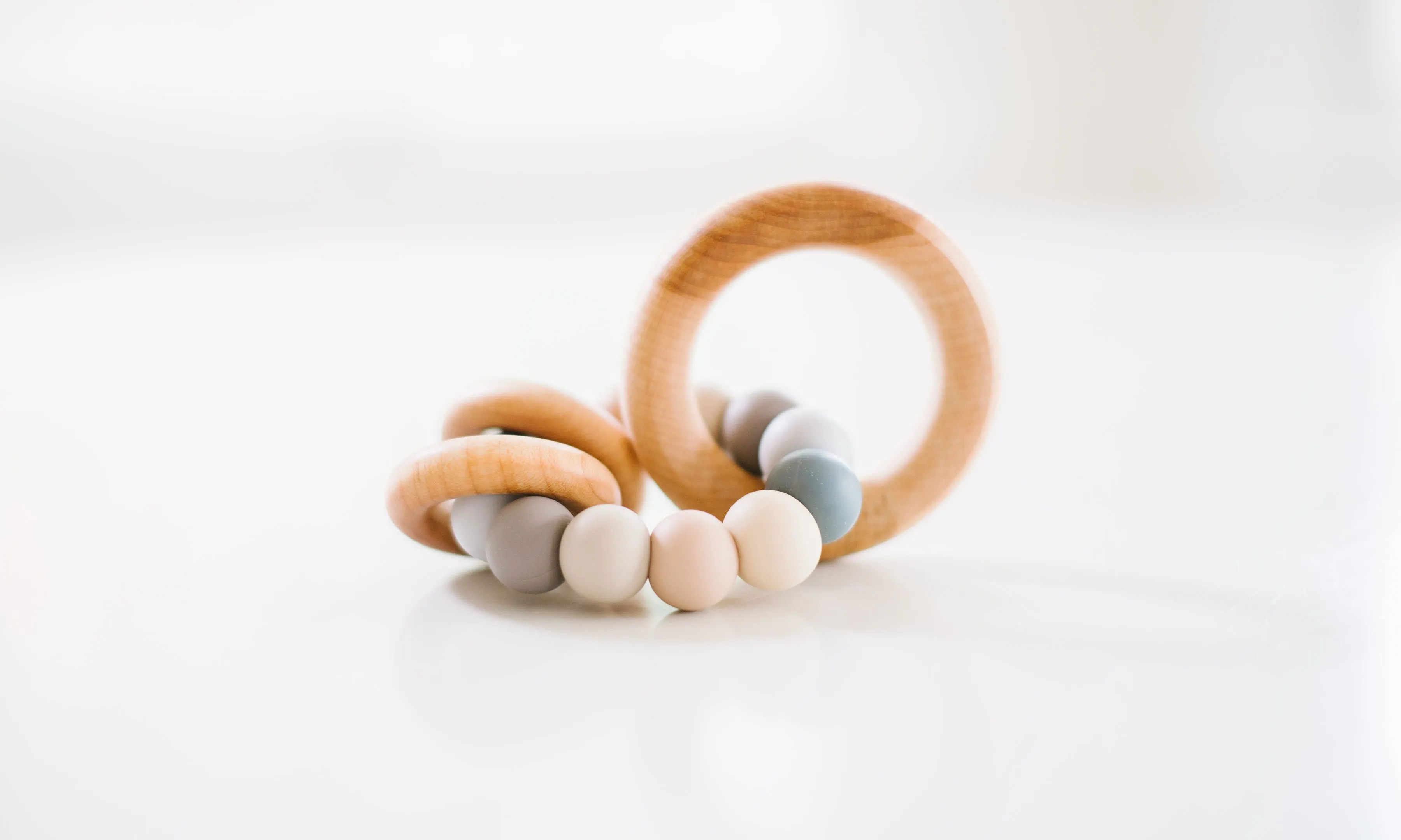 Saturn Ring Wooden Baby Teether