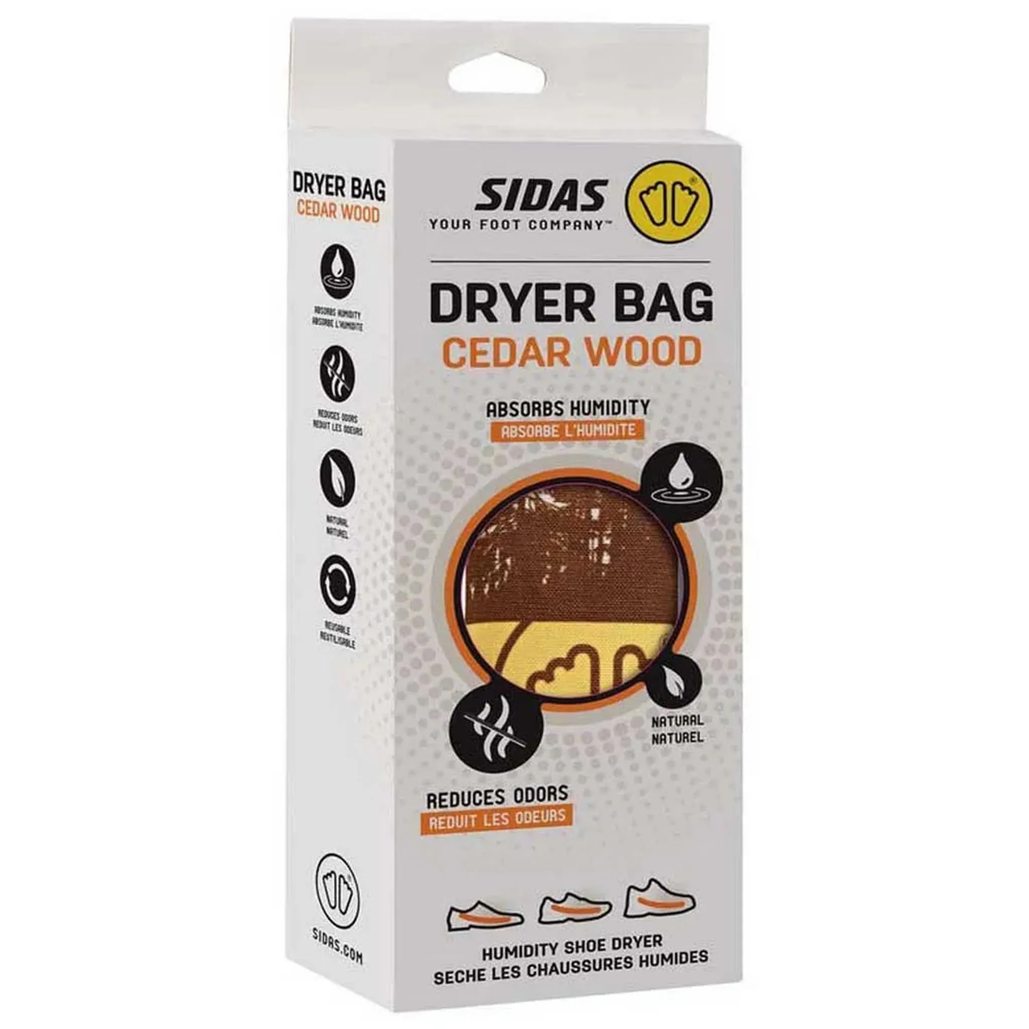 Sidas Cedar Wood Dryer Bags for Trainers Shoes and Boots