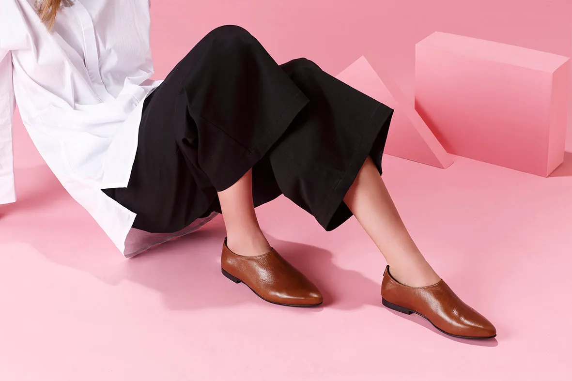 Sparrow - Brown classic flats