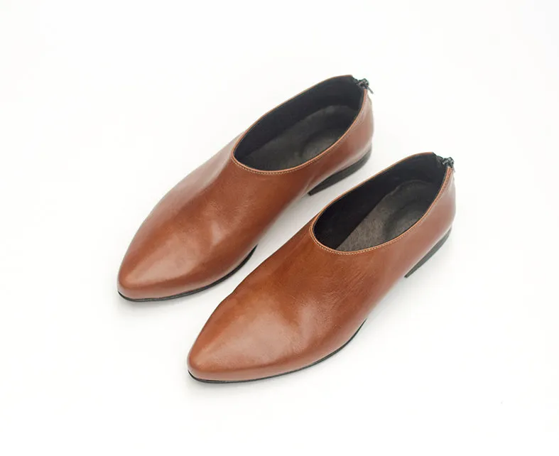 Sparrow - Brown classic flats