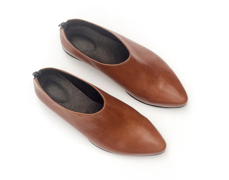 Sparrow - Brown classic flats