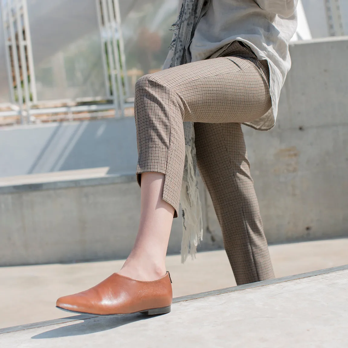 Sparrow - Brown classic flats