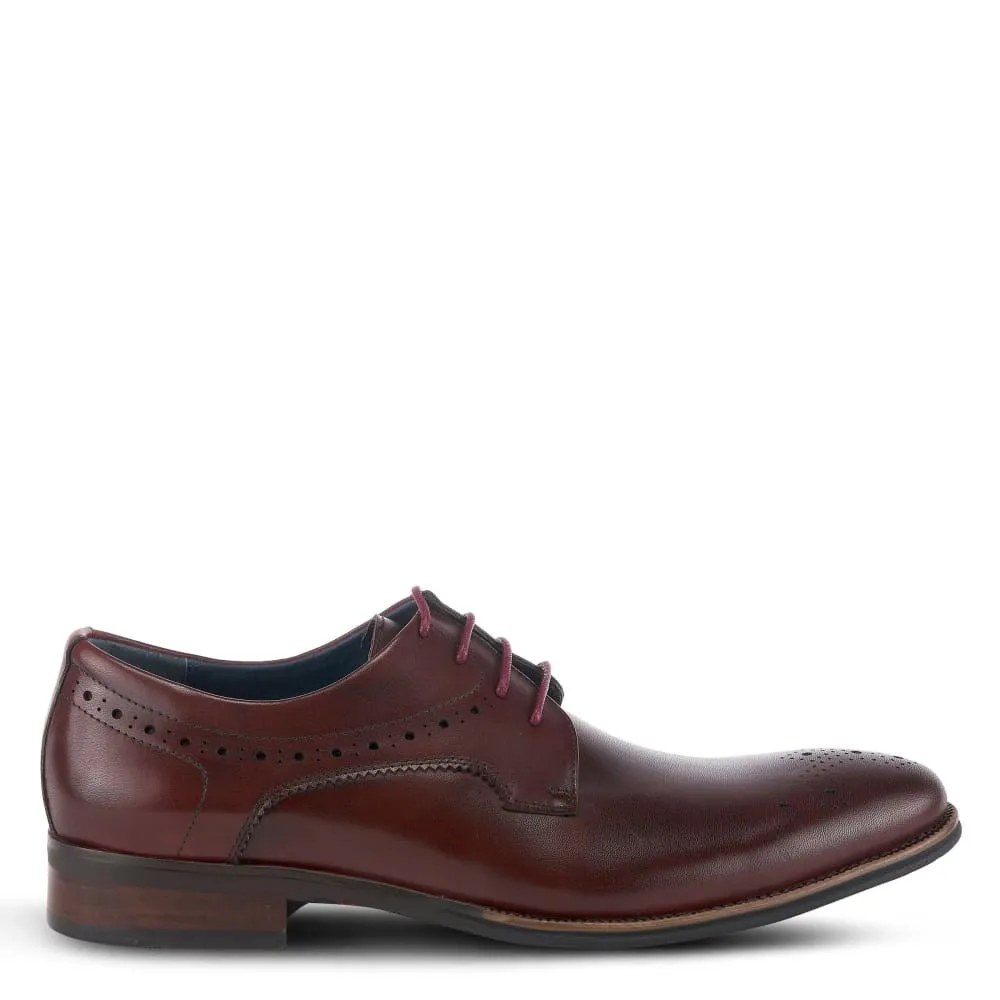 Spring Step Shoes Charlie Men's Leather Wingtip Derby Style Shoes