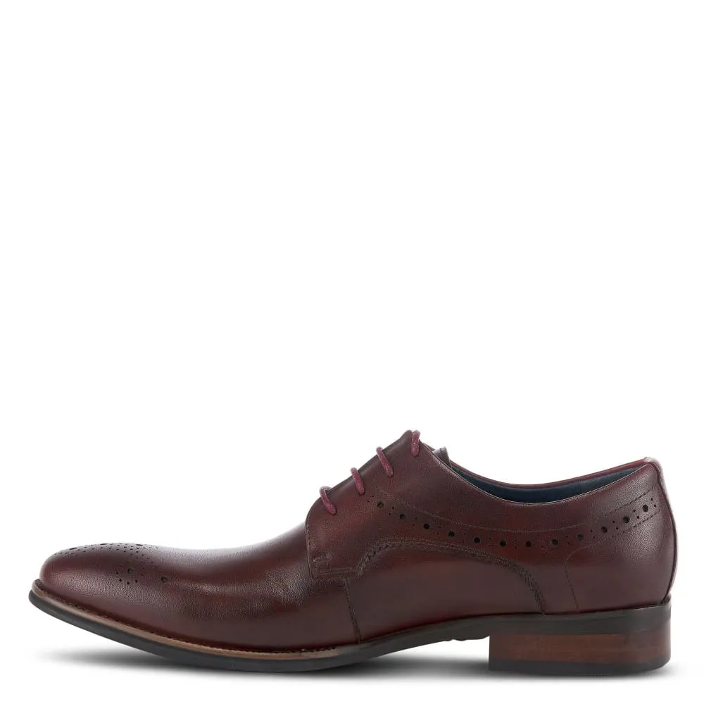 Spring Step Shoes Charlie Men's Leather Wingtip Derby Style Shoes