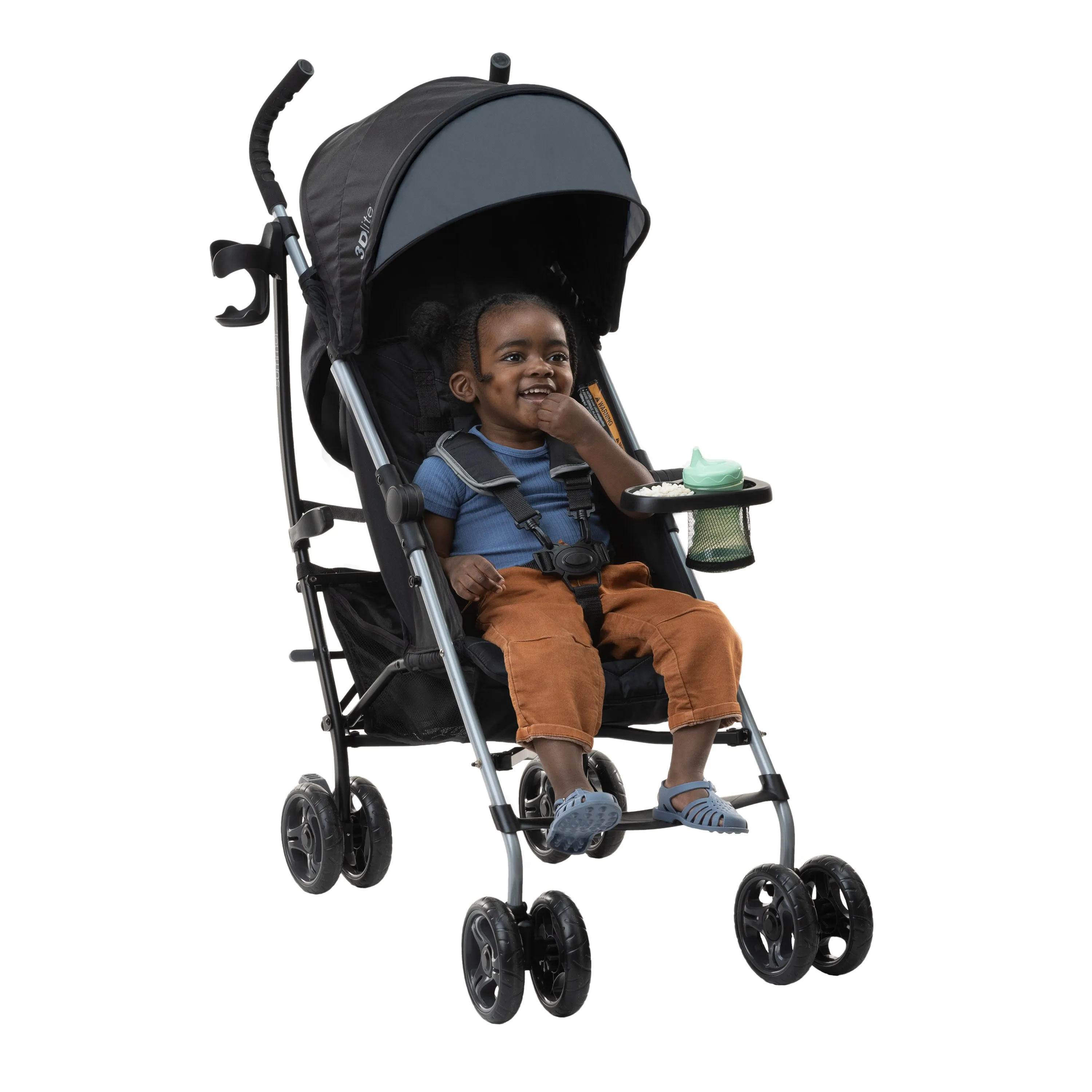 Summer by Ingenuity 3Dlite Convenience Stroller - Black - Silver