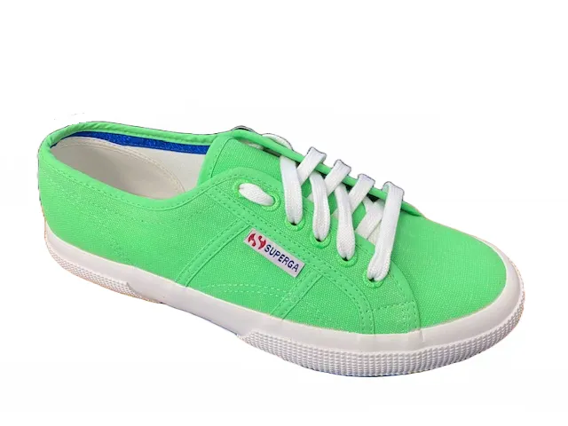 Superga 2750-cotufluo sneakers in tela S007XH0 C73 green fluo