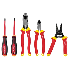 Tool Set - Milwaukee 5 PC 1000V Insulated Hand Tool Set, 48-22-2215