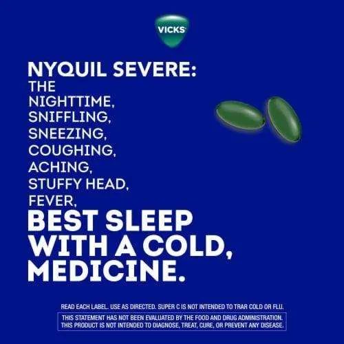 Vicks NyQuil Severe   Super C Convenience Pack