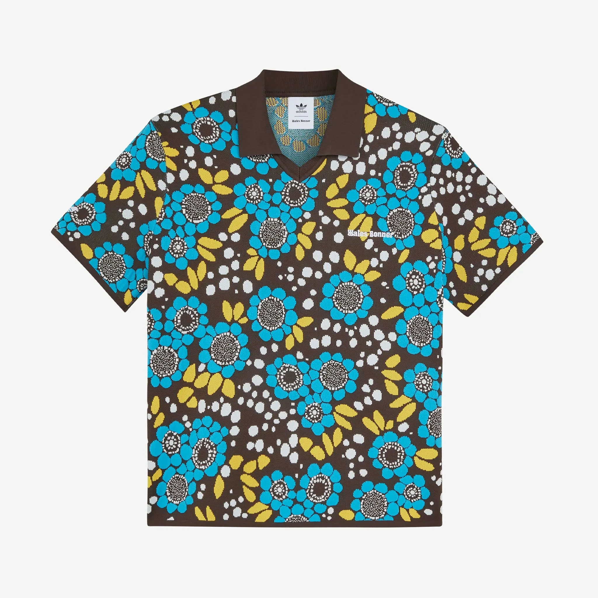 Wales Bonner x Knit Floral Polo Multicolor