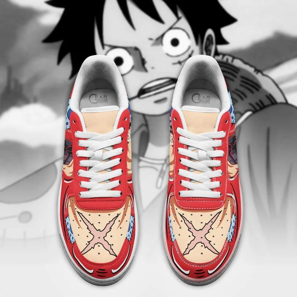 Wano Arc Luffy Air Sneakers Custom OP Anime Shoes