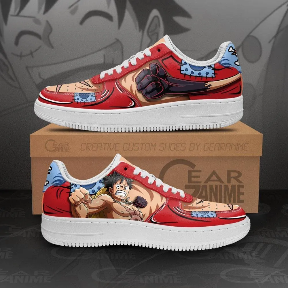 Wano Arc Luffy Air Sneakers Custom OP Anime Shoes