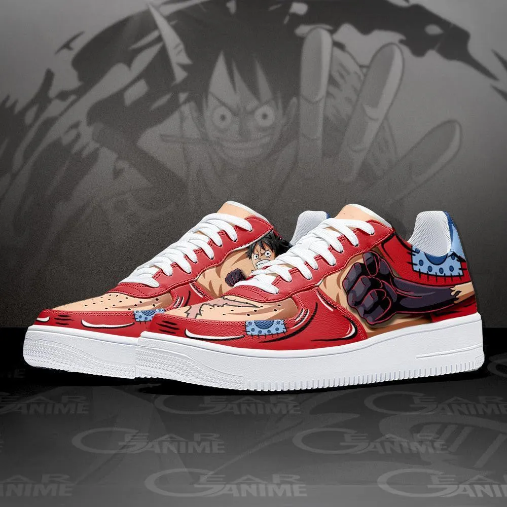 Wano Arc Luffy Air Sneakers Custom OP Anime Shoes