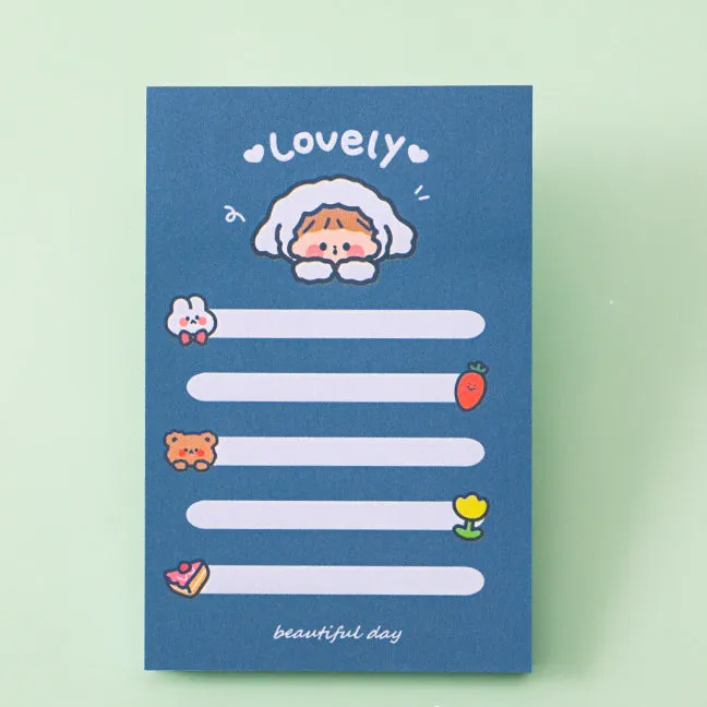 Wholesale Cute Little Bear Paper Convenience Stickers