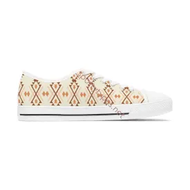 Women's Aztec Low Top Canvas Sneakers