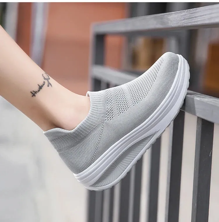 Women's Breathable  Summer Flying Sneakers