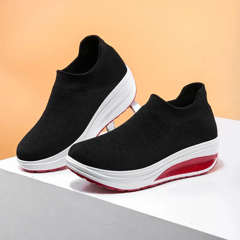 Women's Breathable  Summer Flying Sneakers