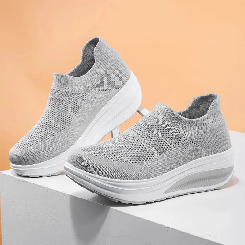 Women's Breathable  Summer Flying Sneakers