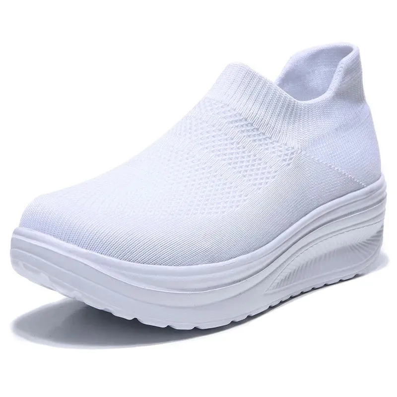 Women's Breathable  Summer Flying Sneakers