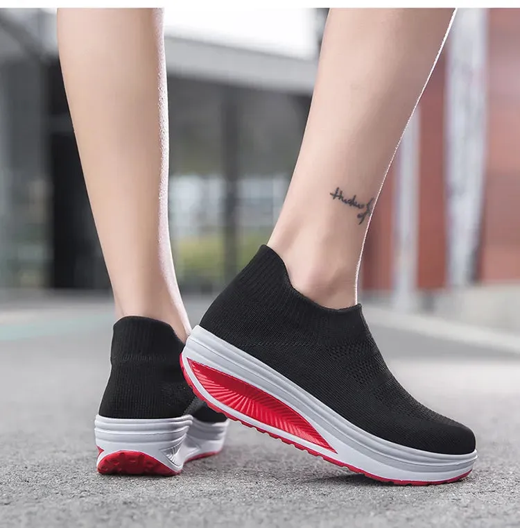 Women's Breathable  Summer Flying Sneakers