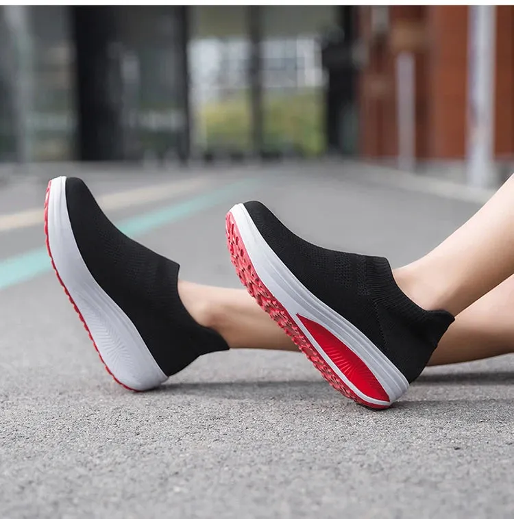 Women's Breathable  Summer Flying Sneakers