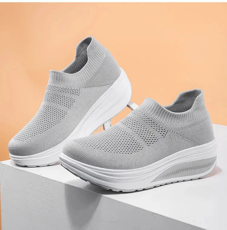 Women's Breathable  Summer Flying Sneakers