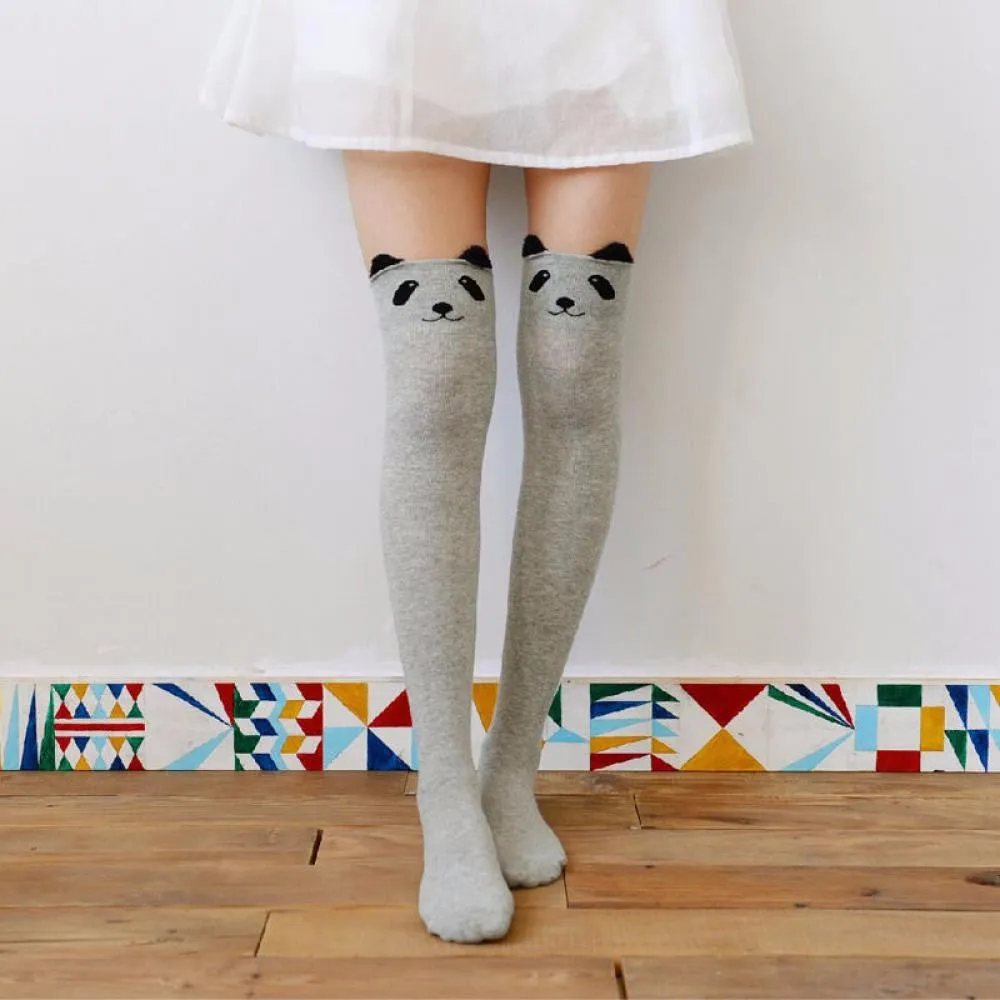 Women's Funky Over the Knee High Socks